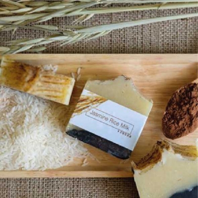Organic Product > Rice Milk Cocoa Bar Soap